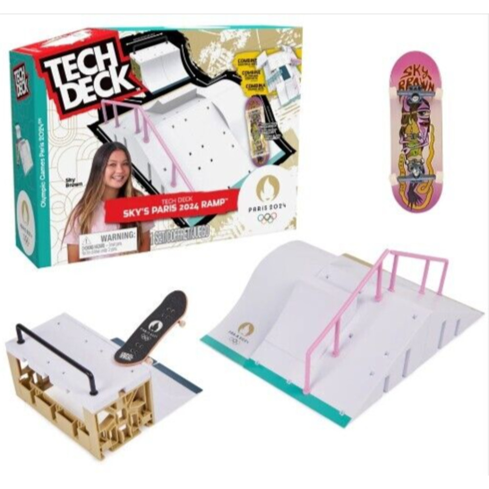 Tech Deck Sky Brown’s Olympic Games Paris 2024 Ramp Customizable - Picture 1 of 11